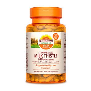 Milk Thistle 240 mg - 60 Cápsulas - Sundown