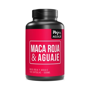Maca Roja y Aguaje - 100 Cápsulas - Mujer Aguaje