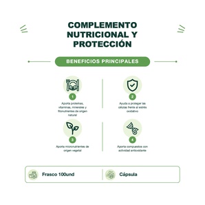 Espirulina - 100 Cápsulas - Lima Naturals