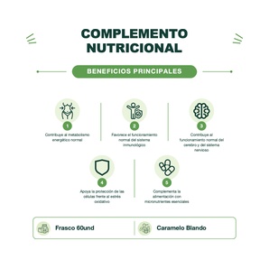 Multivitamínico - Sabor Fresa - 60 Caramelos Blandos - Gomix