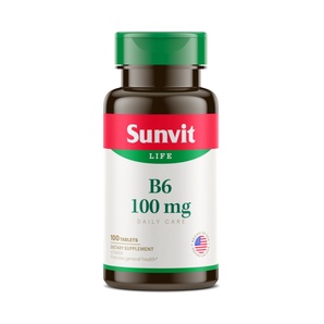 Vitamina B6 100 mg - 100 Tabletas - Sunvit
