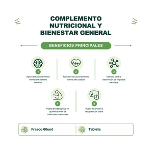 Magnesio 500 mg - 60 Tabletas - Sunvit