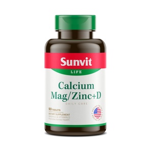 Calcio + Magnesio + Zinc + D - 90 Tabletas - Sunvit