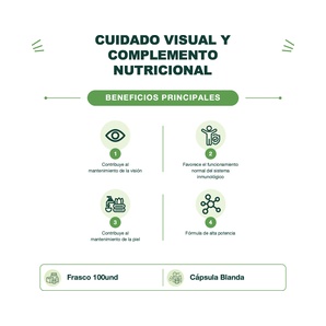 Vitamina A 10,000 UI - 100 Cápsulas Blandas - Sunvit