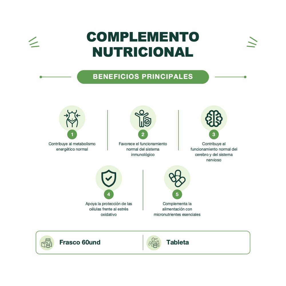 Multivitamínico Senior - Multi Senior - 60 Tabletas - Sunvit