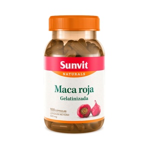 Maca Roja Gelatinizada - 100 Cápsulas - Sunvit