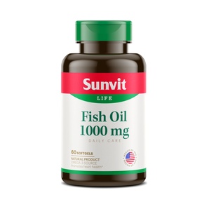 Fish Oil 1,000 mg - 60 Cápsulas Blandas - Sunvit
