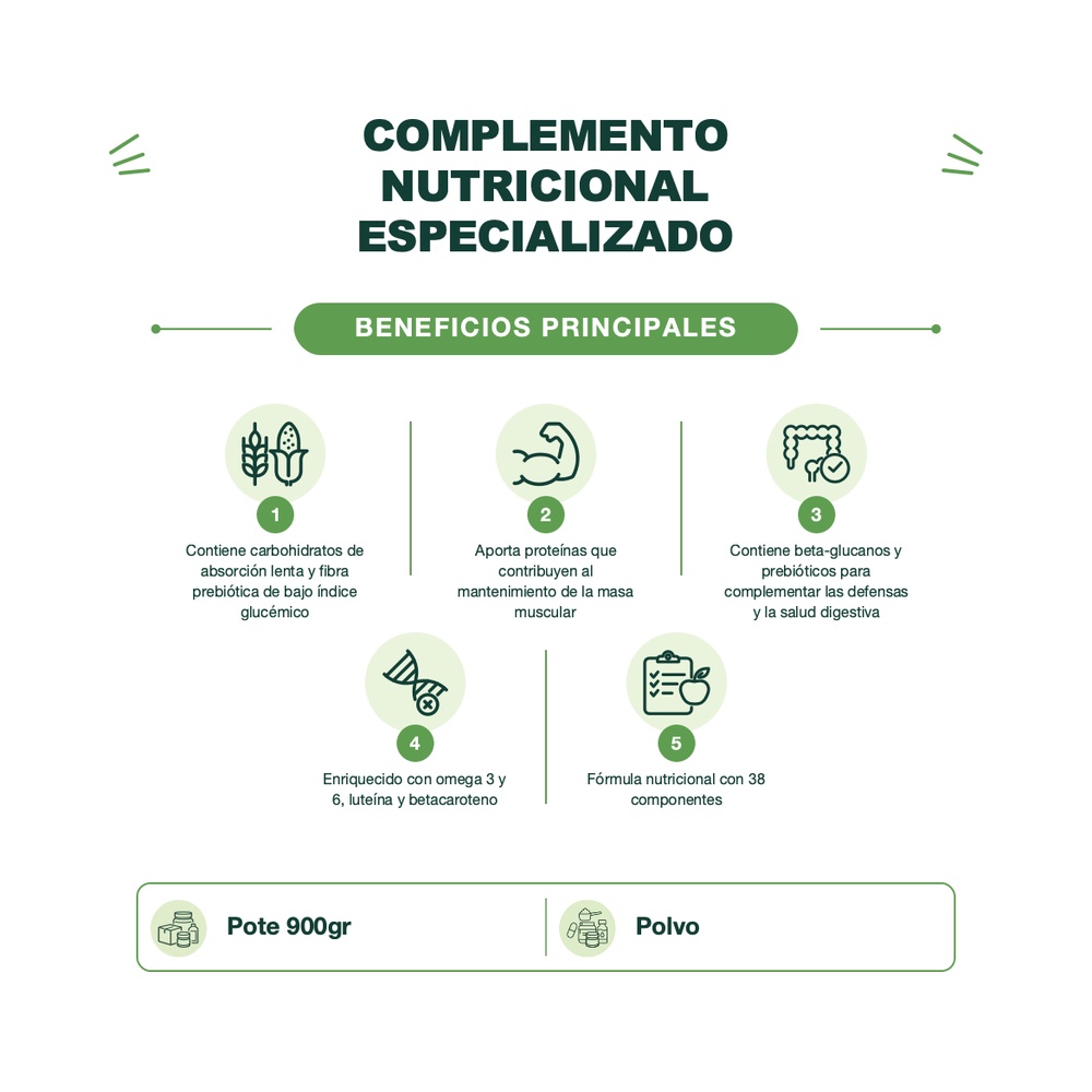 Vital Vitaminado Gluco Control Balance - Sabor Vainilla - 900 g - Vital