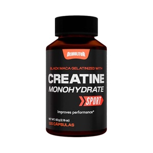 Creatina Monohidratada + Maca Negra Gelatinizada - 120 Cápsulas - Demolitor