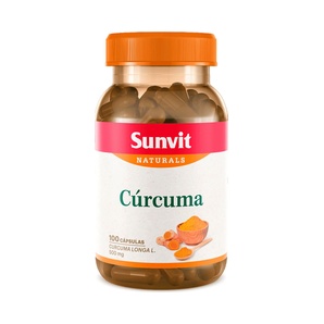 Cúrcuma - 100 Cápsulas - Sunvit