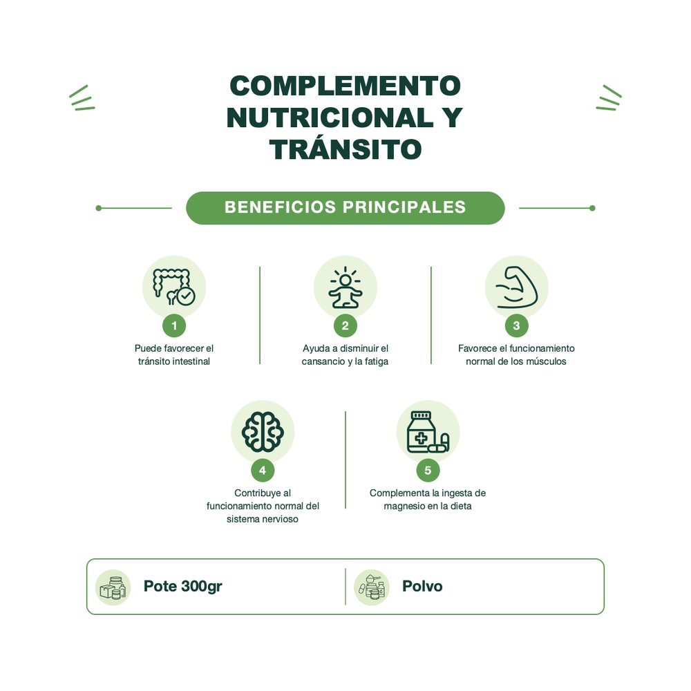 Magnesio Citrato con Camu Camu - 300 g - Tinku