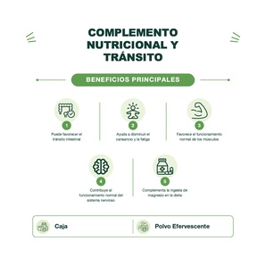 Magnesio Citrato - Sabor Naranja - 30 Sobres Efervescentes - Mujer Aguaje