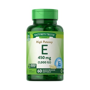Vitamina E 1,000 UI - 60 Cápsulas Blandas - Nature´s Truth