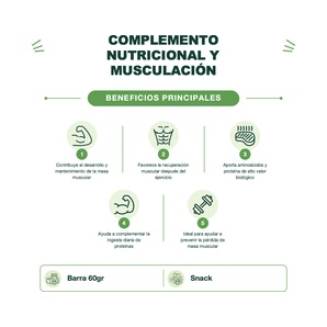 Barra con Proteína - Milkii Protein Bar - Sabor Coconut Flakes - 60 g - QNT