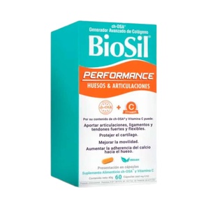 BioSil Performance Huesos y Articulaciones - 60 Cápsulas - BioSil