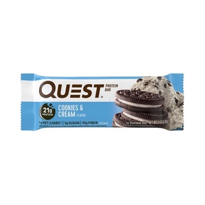 Barra con Proteína - Sabor Cookies & Cream - 60 g - QUEST