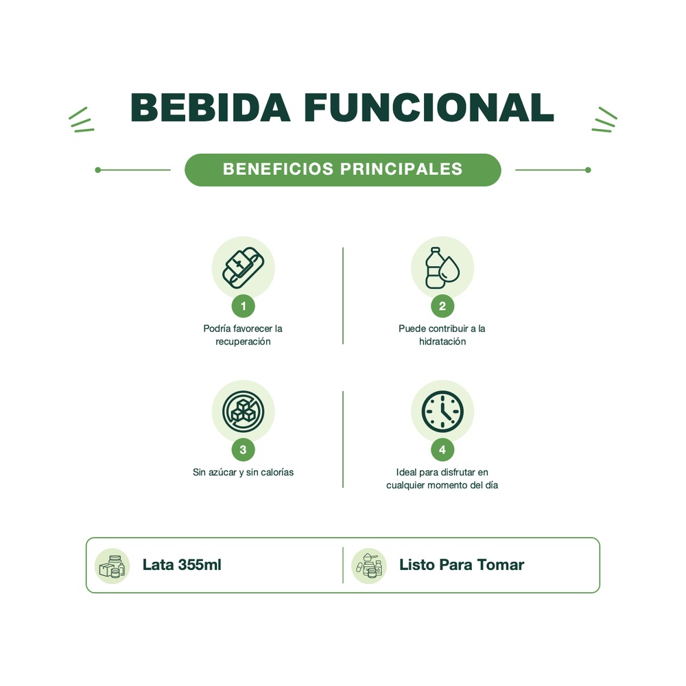 Bebida Funcional - Recovery - 355 ml - SOS
