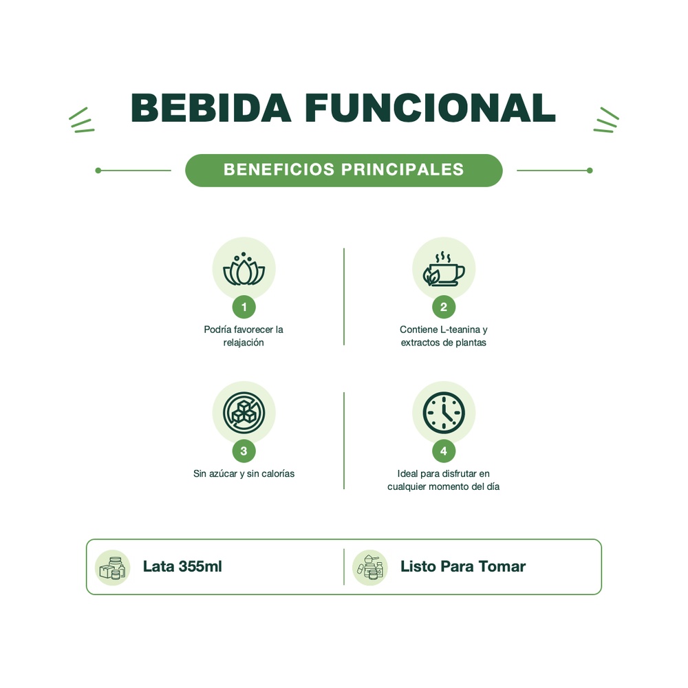 Bebida Funcional - Relax - 355 ml - SOS