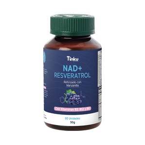 NAD+ Resveratrol - 60 Cápsulas - Tinku