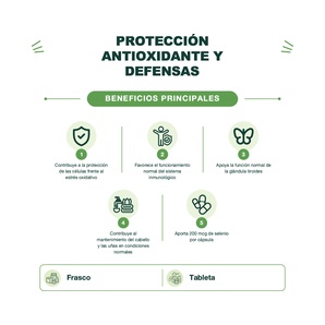 Selenio 200 mcg - 100 Tabletas - Nature´s Truth
