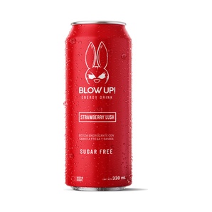 Bebida Energizante - Sabor Strawberry Lush - 330 ml - Blow Up!