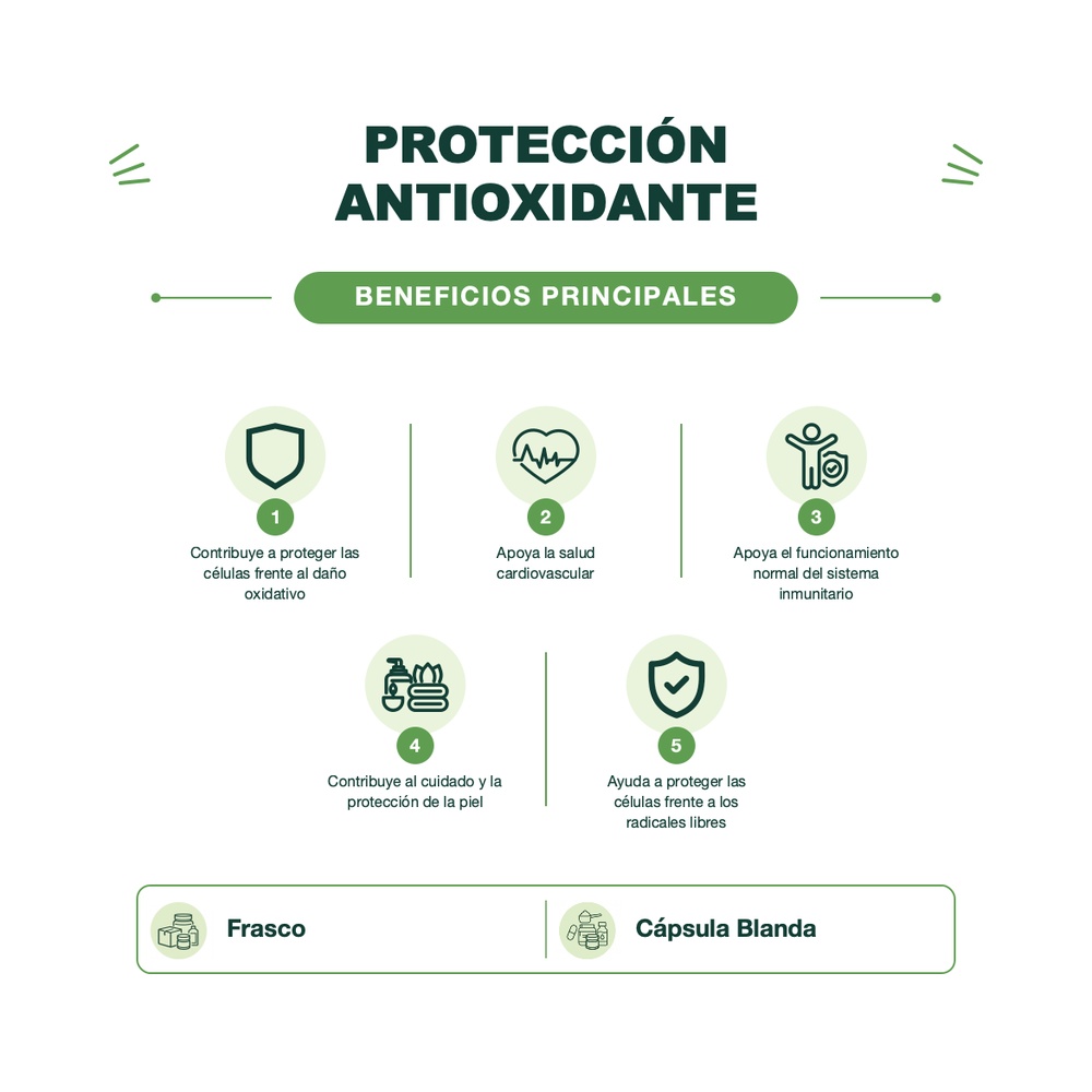 Vitamina E 1000 UI - 60 Cápsulas Blandas - Sunvit
