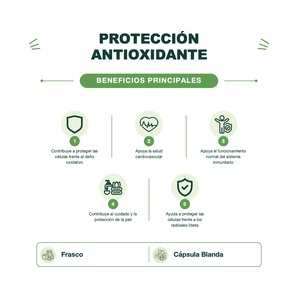Vitamina E 1000 UI - 60 Cápsulas Blandas - Sunvit