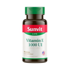 Vitamina E 1000 UI - 60 Cápsulas Blandas - Sunvit