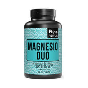Glicinato de Magnesio + Óxido de Magnesio - Magnesio Duo - 60 Cápsulas - Mujer Aguaje