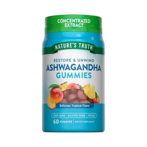 Ashwagandha Extracto Concentrado - Sabor Tropical - 60 Gomitas - Nature´s Truth