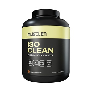 Proteína Aislada - Iso Clean - Sabor Fudgy Chocolate - 1.85 kg - Musclen