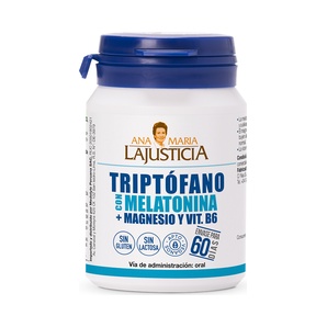 Triptófano con Melatonina + Magnesio y B6 - 60 Comprimidos - Ana María Lajusticia