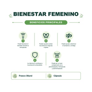 Isoflavonas + Magnesio + Vitamina E - 30 Cápsulas - Ana María Lajusticia