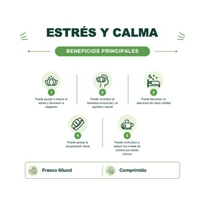 Triptófano Plus con Ashwagandha + Rhodiola y Magnesio - 60 Comprimidos - Ana María Lajusticia