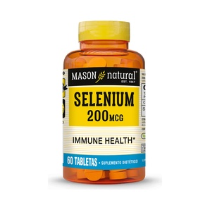 Selenio 200 mcg - 60 Tabletas - Mason Natural