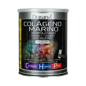 Colágeno Marino Hidrolizado + Vitamina C + Magnesio + Ácido Hialurónico - Sabor Limón - 300 g - DRASANVI