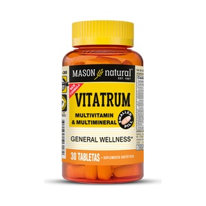 Multivitamínico y Multimineral - VITATRUM - 30 Tabletas - Mason Natural