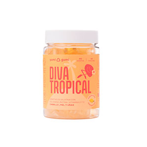 Gomitas con Colágeno, Biotina, Vitaminas A y D sabor Piña - 90un - Yumi Gumi