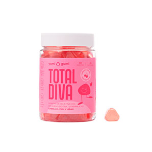 Gomitas con Colágeno, Biotina, Vitaminas A y D sabor Cereza - 90un - Yumi Gumi