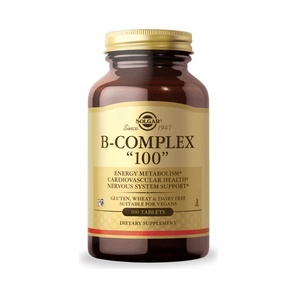 Complejo B - B Complex 100 - 100 Tabletas - Solgar