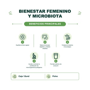 Probióticos - Women Proberry Drink - Caja con 12 Sobres - Flora Interior