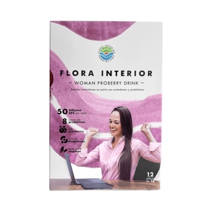 Probióticos - Women Proberry Drink - Caja con 12 Sobres - Flora Interior