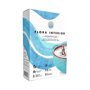 Probióticos - Bebida Instantánea - Caja con 12 Sobres - Flora Interior