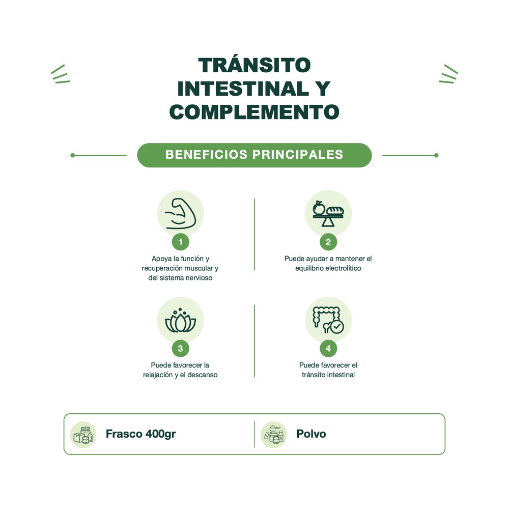 Citrato de Magnesio Premium con Fresa, Limón y Naranja - 400 g - Smart Blends