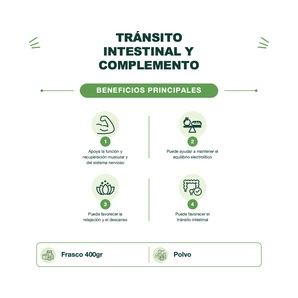 Citrato de Magnesio Premium con Fresa, Limón y Naranja - 400 g - Smart Blends