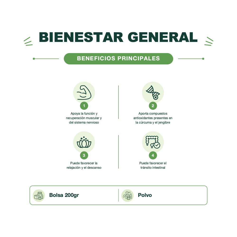 Citrato de Magnesio con Cúrcuma - 200g - Smart Blends