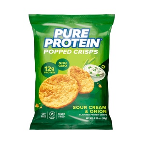 Chips con Proteína - Pure Protein Popped Crisps - Sour Cream & Onion - 36 g - Pure Protein
