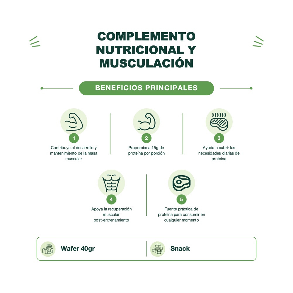 Wafer con Proteína - Protein Wafer - Vainilla - 40g - My Protein