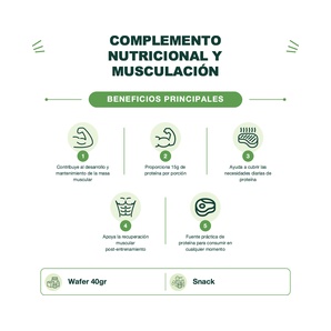 Wafer con Proteína - Protein Wafer - Vainilla - 40g - My Protein