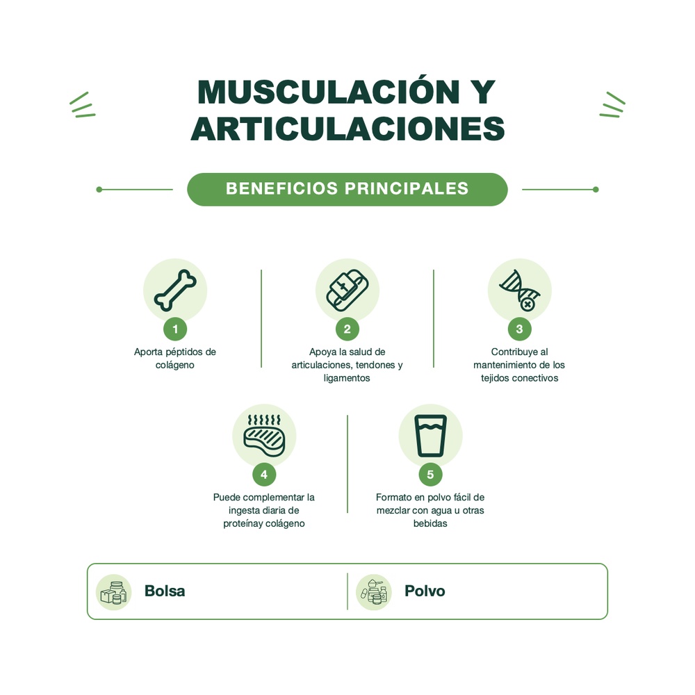 Proteína de Colágeno - Collagen Protein - Sin Sabor - 1kg - My Protein